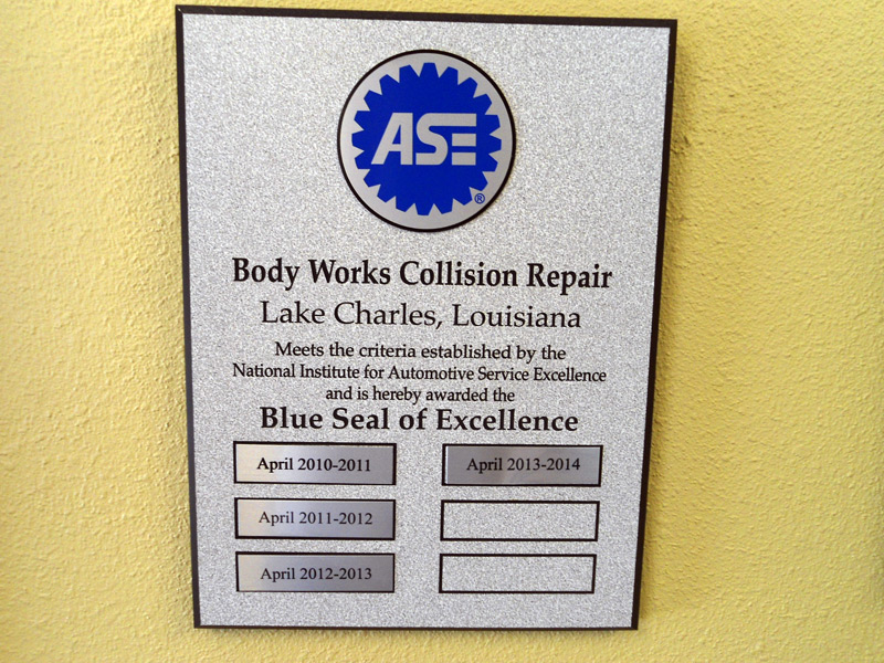 ASE - Blue Seal of Excellence - Body Works Collision Repair Collision Repair